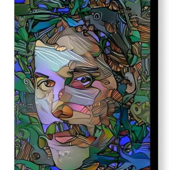 Framed Freddie Mercury Queen Abstract 9X11 Art Print Limited Edition signed COA - Picture 1 of 1